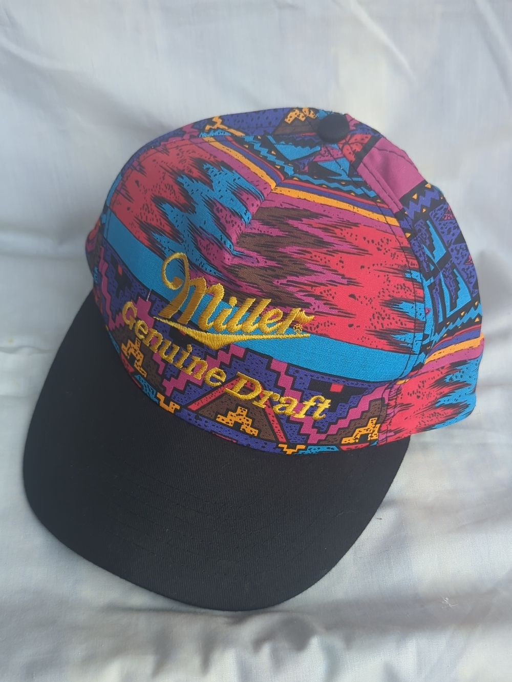 Vintage Aztec  Miller Genuine Draft Snapback Hat